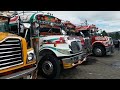 ALOTENANGO MARKET CHICKEN BUSES, ANTIGUA, GUATEMALA