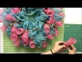 How to Make a Mesh Wreath | Ruffle Deco Mesh Wreath Base | Ruffle Wreath Tutorial
