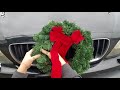How to add a Christmas Wreath to your car