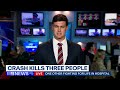 Car crash leaves man and two children dead in Queensland's west | 9 News Australia