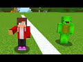 JJ And Mikey NOOB vs PRO ROUND SECRET PASSAGE in Minecraft Maizen