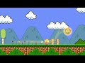 MARIO POWER! When Everything Mario Touches Turn To Rock, fire & Air Door | ADN Mario Game