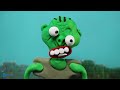 PAC-MAN Monster vs Among Us Zombie | Game PAC-MAN Stop Motion