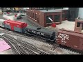 C&O 2-6-6-6 leads a long freight | HO-scale Model Railroad
