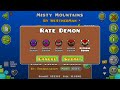 Geometry Dash - Misty Mountains (Extreme Demon) by We4therMan 100%