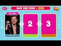 SAVE ONE SONG PER YEAR - TOP Songs 2000-2024 🎵 | Music Quiz 🔥 #2
