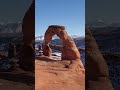 Feeding the Crows at Delicate Arch