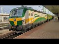 Onboard Hungary's unusual green and yellow Intercity Train