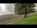 Tornado Passes Through Field