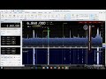 TESTE DA ANTENA DIPOLO LSR HF PARA 40 METROS COM RECEPTOR SDR CONSOLE