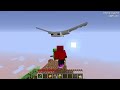 Survival on the TALLEST Tower Surrounded by Phantoms in Minecraft - Maizen JJ and Mikey
