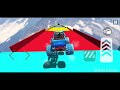 Mega Ramp Monster Truck Stunt Racing Simulator #3 - Monster Car Games - Android Gameplay