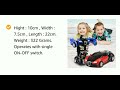 Battery Operated Car to Transformer & Transformer to Car Automatically With Light and Sound for Kids