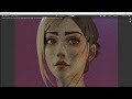 Blender 4.1 - 3D Girl Portrait - Character Time-lapse - Cycles rendered