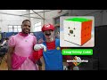 Trolling a Rubik’s cube Competiton as Mario