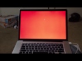 rMBP Mountain Lion - Red Screen