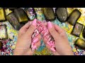 Relaxing ASMR Soap Art: Crushing Colorful Soap, Cutting cubes, and Creating with Glitter and Foam!