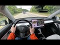 2020 Tesla Model Y Long Range AWD - POV Test Drive (Binaural Audio)