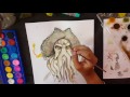 Davy Jones Time Lapse [draw with me #08]