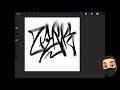 HOW TO MAKE GRAFFITI BRUSH FATCAP FOR FREE - PROCREATE - IPAD