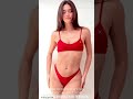 Boutinela ❌ All Red Thong Bikinis Compilation