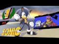 Anther's Ladder Smash 4 Sonic vs Captain Falcon