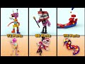 LEGO Characters of the Amazing Digital Circus | Comparison