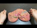 RELAXING WITH CLAY PIPING BAGS VS MAKEUP VS GLITTER ! Mixing Random Things Into Slime #5409