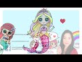 How to Draw Barbie Mermaid Chibi