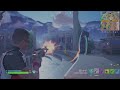 Playing fornite battle Royale Zero build