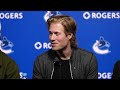 Pettersson, Boeser, Hughes and DeSmith - Year End Media Availability 2023-2024