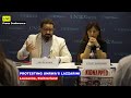 “UNRWA Kidnapped My Son”: Ayelet Samerano Press Conference After Confronting Philippe Lazzarini