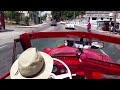 Classic car caravan in Havana, Cuba. Ole!