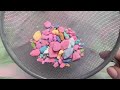 ASMR baking soda crunchy fairy tale castle