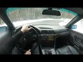 Pov Drive BMW 740i E38 Manual Drifting Madness Hill Road