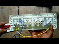 Anchor penta modular board || 8 modular board ki wiring kaise karen |anchor modular board connection