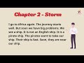 Learn English Through Stories  Level 1| Robinson Crusoe - Chapter 2 Storm