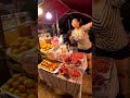 Satisfying Hard working lady selling hotdog on street at night in Parkson ASMR/...