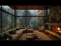 Relaxing Sunday in a Cozy Attic With the Sound of Rain | Calming Jazz Music for Stress Relief