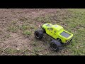 A boy with his brushless Traxxas Stampede 4x4 VXL with Badlands