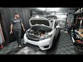 Honda Fit Jazz - GK - HPS Cold Air Intake - Install - Review - Sound - w/ Factory & AEM Comparison!