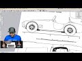 Modeling a Subdivided Car in SketchUp Live
