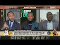 Shannon Sharpe CALLS OUT Stephen A. Smith after Lakers vs. Warriors 😬 | First Take