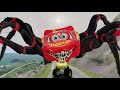 Epic Escape From Monster McQueen Eater, Iphone Eater, Lightning McQueen Eater Giant Bot|BeamNG.Drive