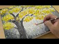 Tree Painting Technique for Beginners | Acrylic Painting