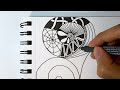 ASMR Zentangle art | Zentangle Patterns | Zentangle | Zentangle Art | Doodle art | Original Version