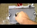 THE BEST NO SCRUBBING ATV UTV RZR Dirtbike Radiator cleaning Suzuki LTR 450