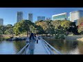 【4K Video】Beautiful garden in Central Tokyo, Hamarikyu Garden/浜離宮恩賜庭園