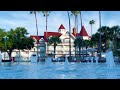 Disney's Grand Floridian Resort Pool Fountain Ambience (3 Hours, chill, ragtime, piano, water)