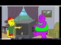 Barney blasts his theme song and gets grounded